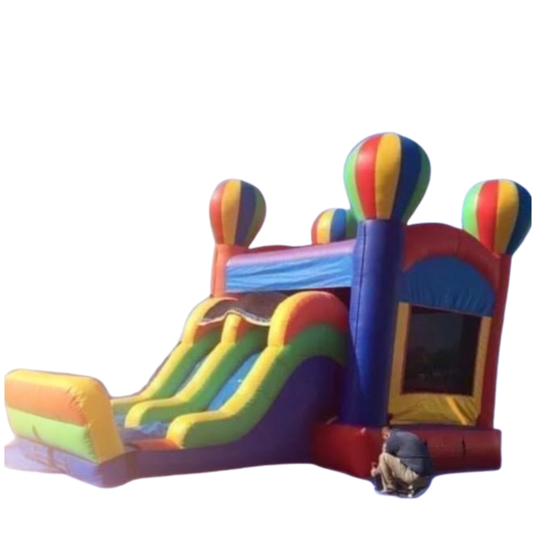 DOUBLE SLIDE BOUNCE HOUSE